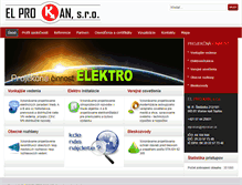 Tablet Screenshot of elprokan.sk